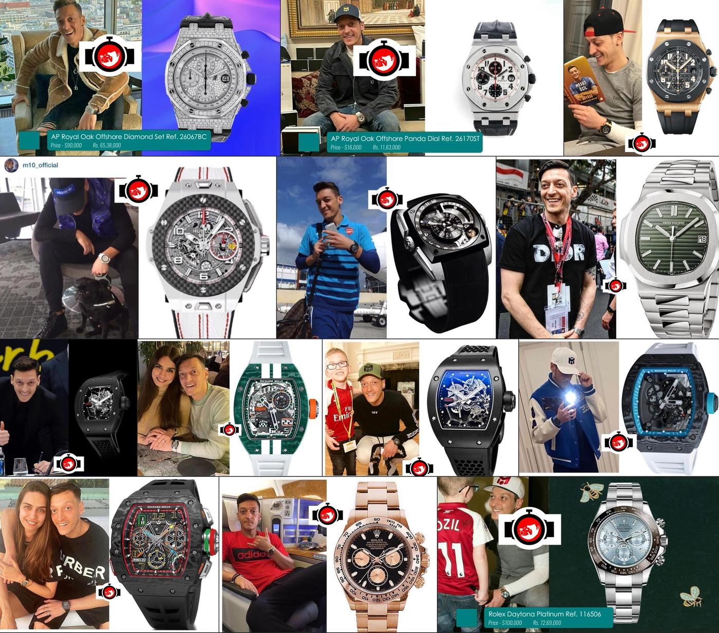 Mesut Özil: The Arsenal's Midfielder's Impeccable Watch Collection